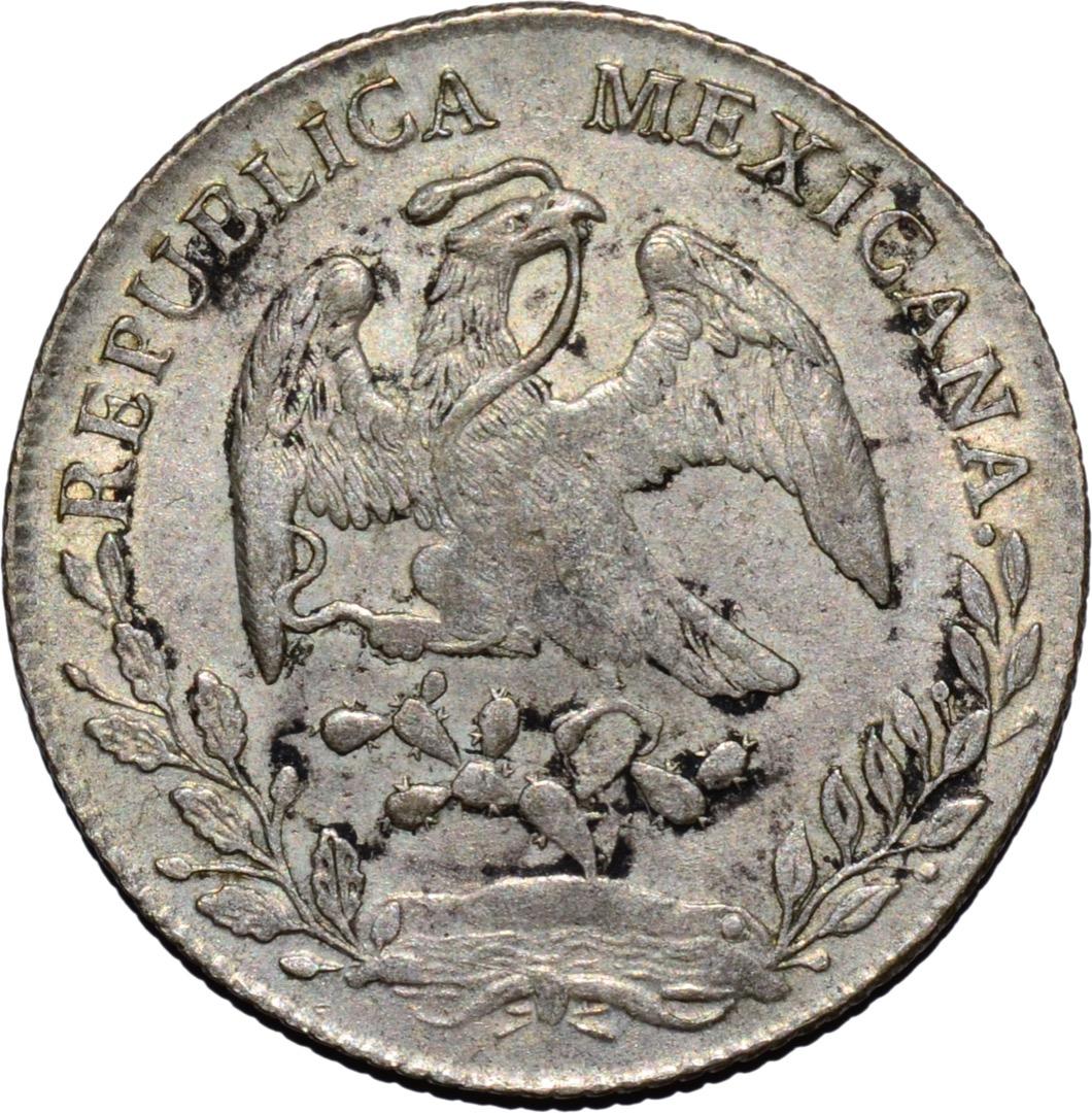 ソ*り様 メキシコ 8レアル銀貨 1898年 時代ニセ 貿易銀