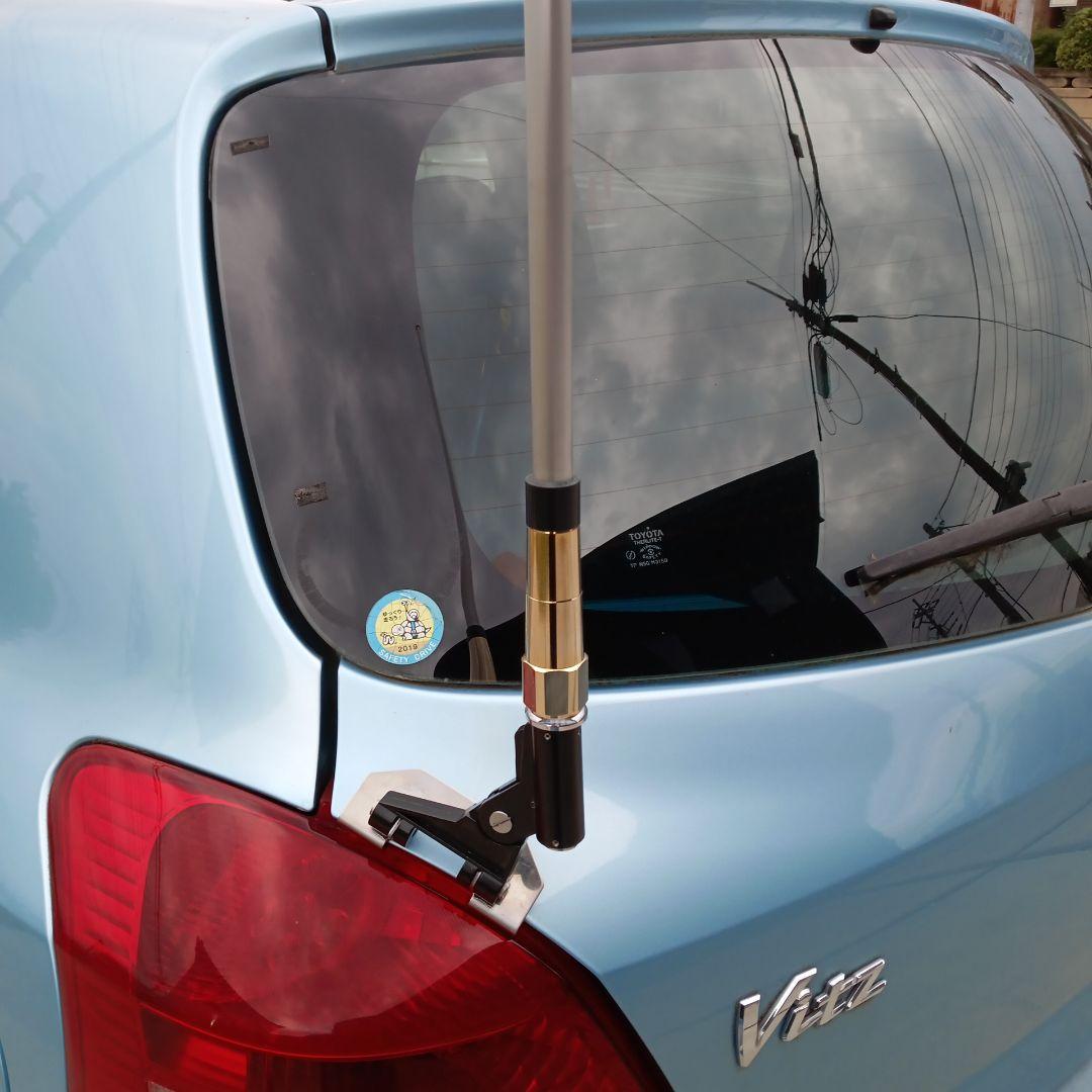 国産パイオニアパーソナルアンテナタイプ・基台付きアンテナ風林火山白色