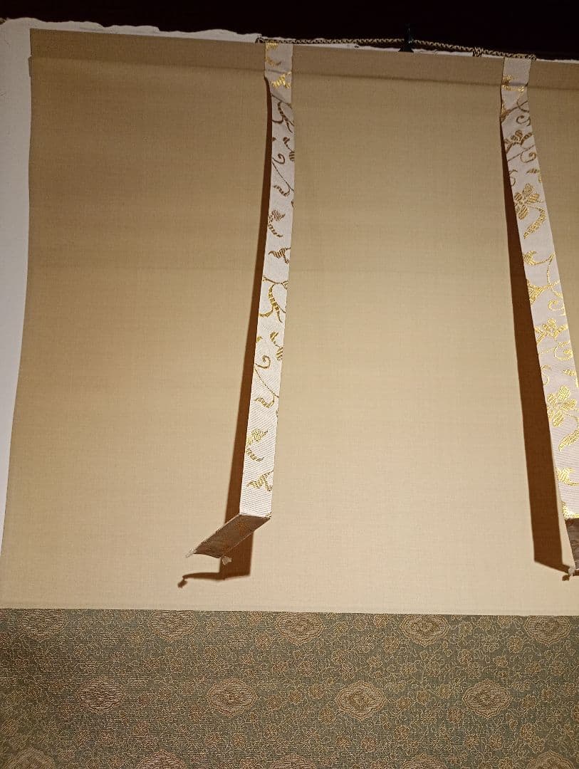 【茶道具】前大徳寺 矢野一甫(宗深)和尚筆 円相 美品　掛軸 軸Ｃ105