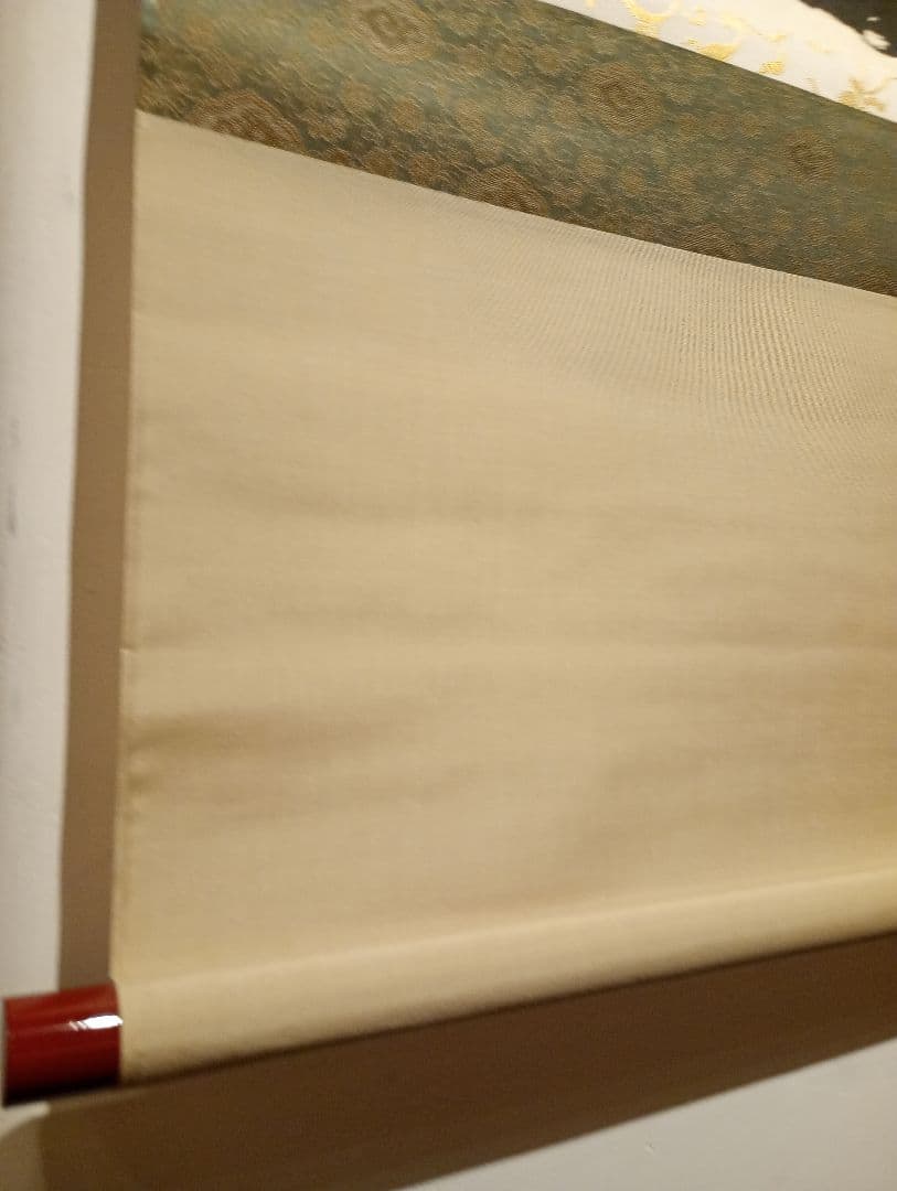 【茶道具】前大徳寺 矢野一甫(宗深)和尚筆 円相 美品　掛軸 軸Ｃ105