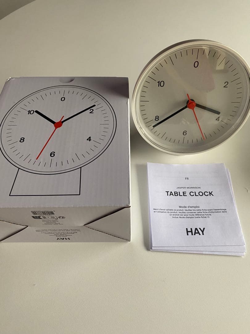 HAY TABLE CLOCK WHITE ヘイ 置き時計 ホワイト