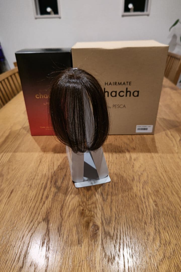 ペスカ☆ビーティーサロン発☆白髪特化型ポイントウイッグ☆チャチャ☆ショート美品