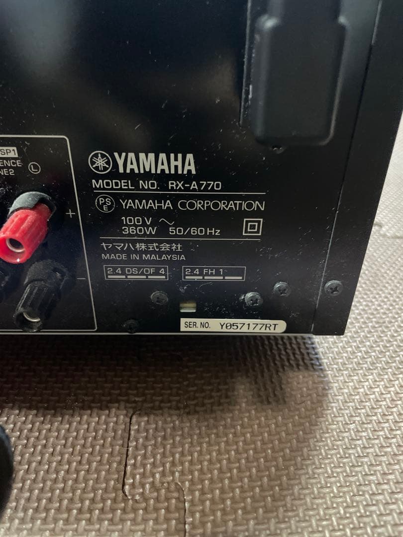 YAMAHA RX-A770 AVレシーバー 7.1ch MusicCast