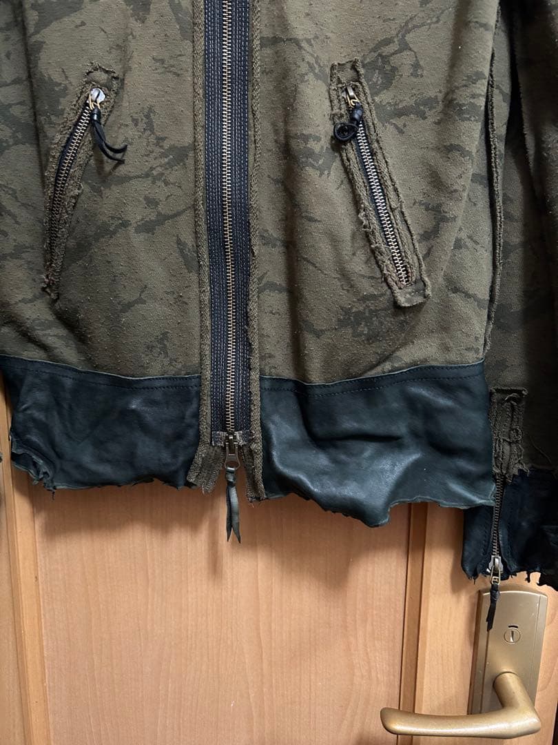 14th addiction ジップアップ　ブルゾン　迷彩　ty-b-03