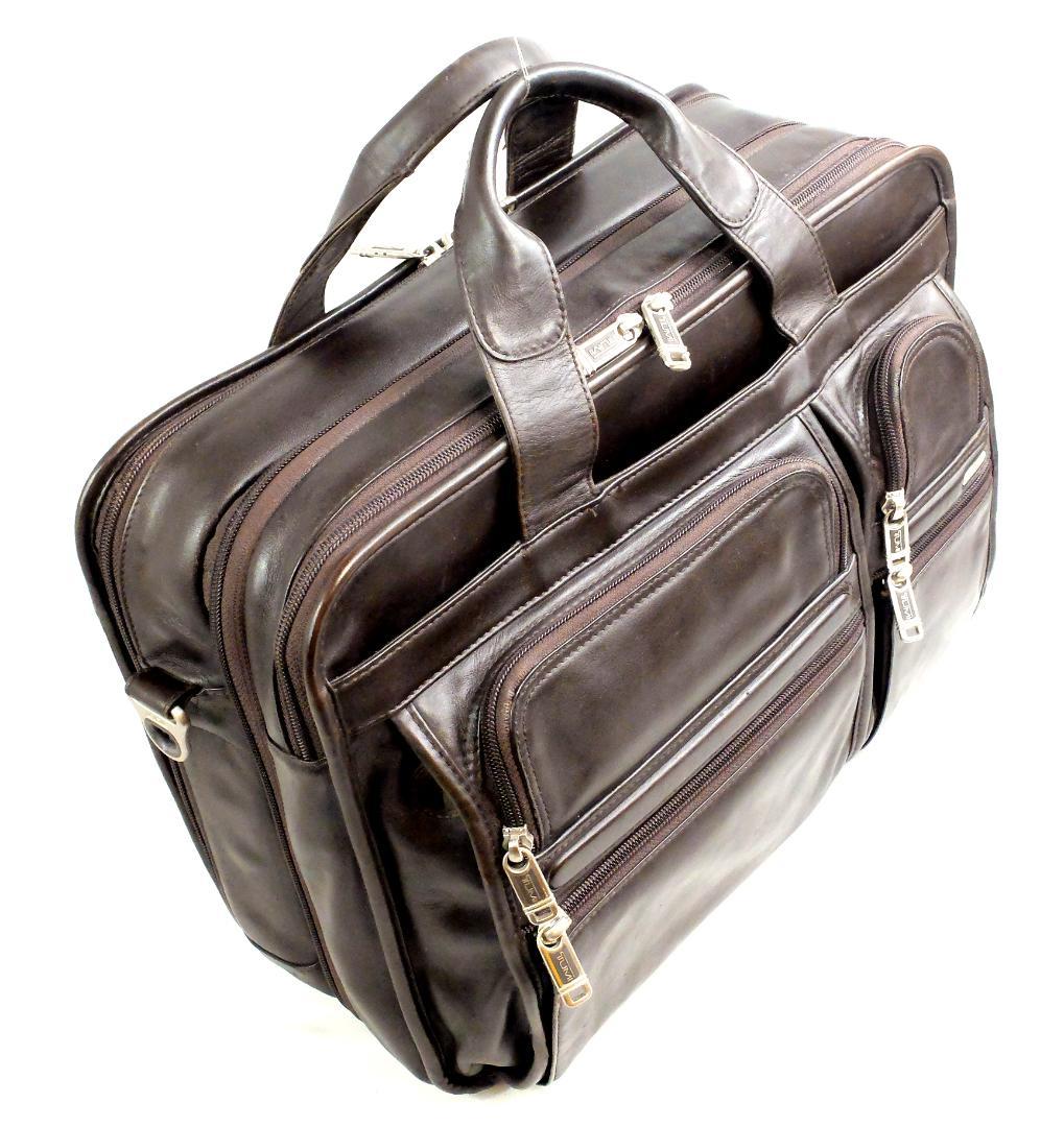 TUMI 96141BN4（廃番G4.4）レザーPCブリーフ 【稀少・ブラウン】
