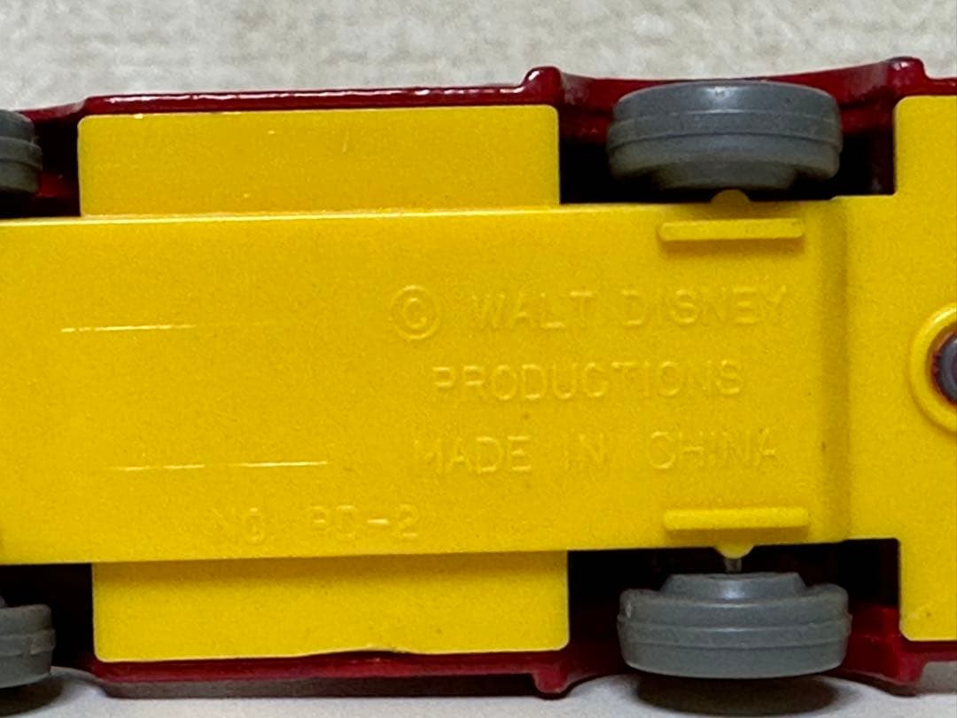 激レア ビンテージ レトロ ミッキーマウス 消防車 トイカー (PD-2)