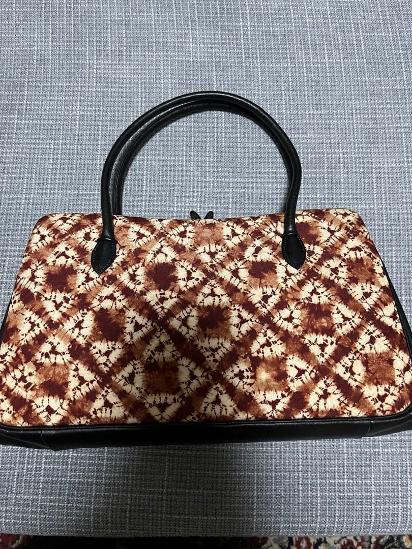 ゆう 【美品】草紫堂 和装用バッグ 茜染