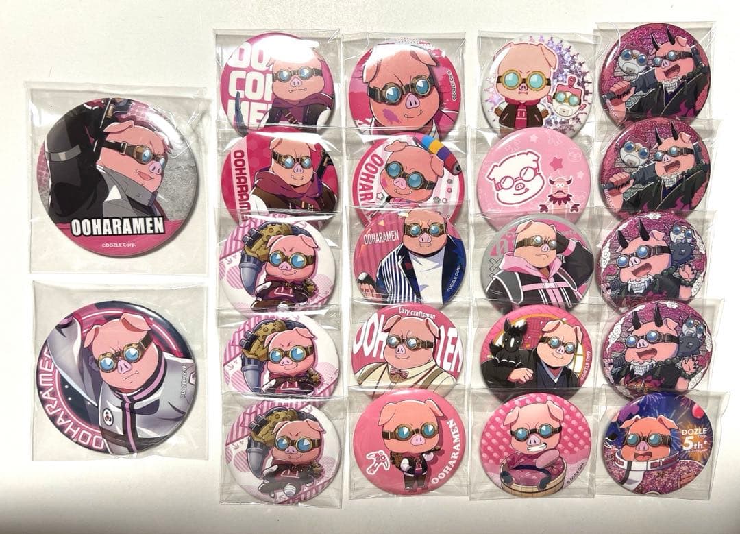 ドズル社おおはらMEN缶バッジまとめ売り