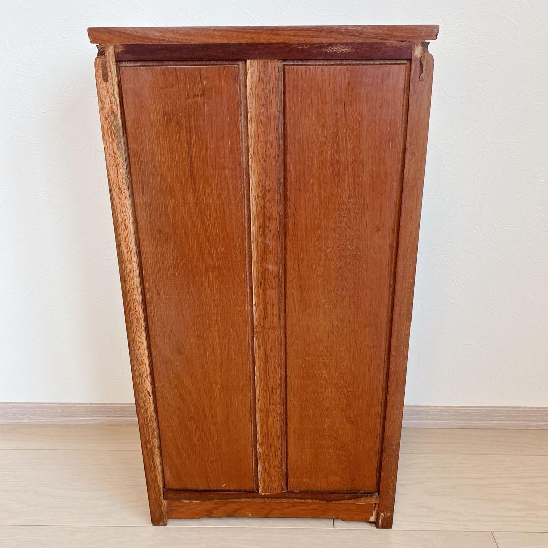 螺鈿細工 箪笥 整理箪笥 8段 木製チェスト 中国骨董 唐木