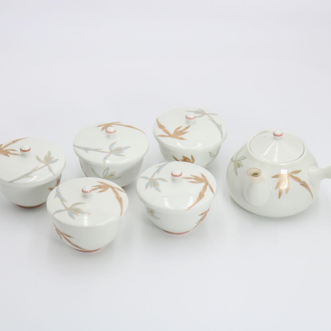 有田焼 深川製磁 茶器揃 急須 湯呑 宮内庁御用達　M379