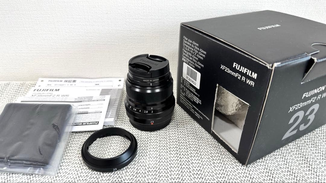 FUJIFILM XF23mmF2 R WR レンズ