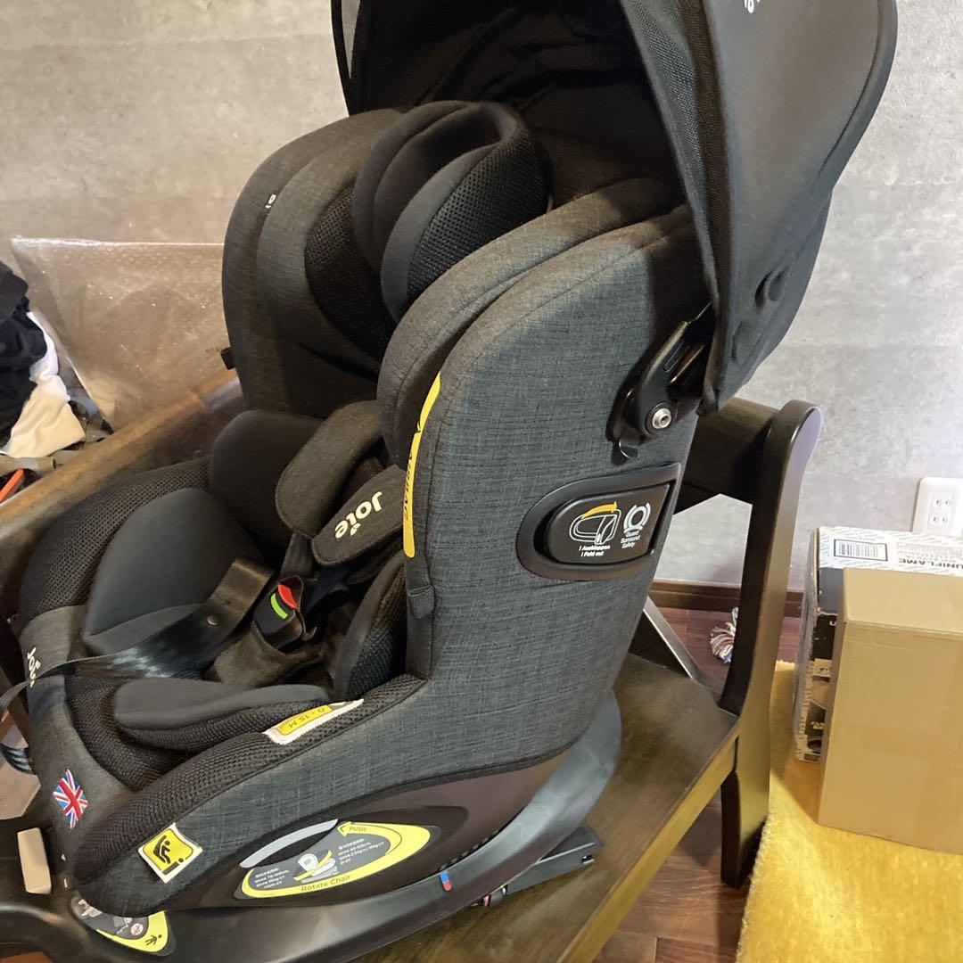 極美品✨Joie チャイルドシート アイアーク360° キャノピー付 ブラック