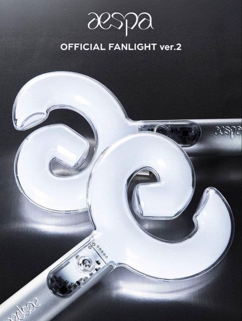 トレカ付き 2本セット aespa ペンライト 公式VER.2 ver2 新品