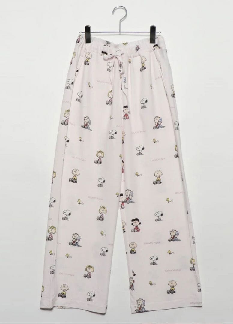 ジェラートピケ　スヌーピー ルームウェア　上下セット
