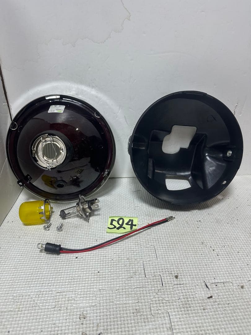 希少当時物シビエスーパーオスカー180πシビエ凹みレンズ付きヘッドライトASSY