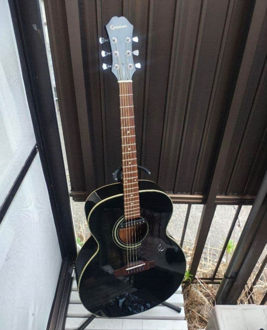 超美品 Epiphone SJ-15 EB ジャンボボディー Wピックアップ