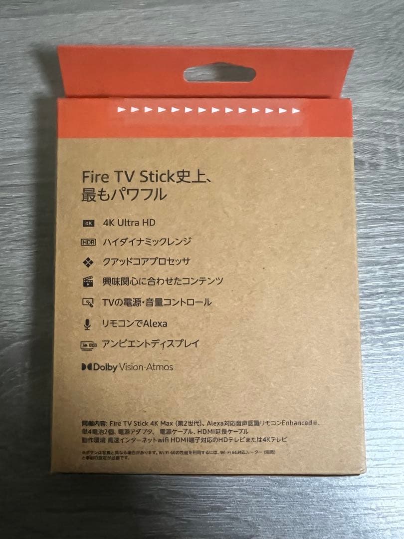 Fire TV 4K Max 第2世代 Wi-Fi 6E 16GB