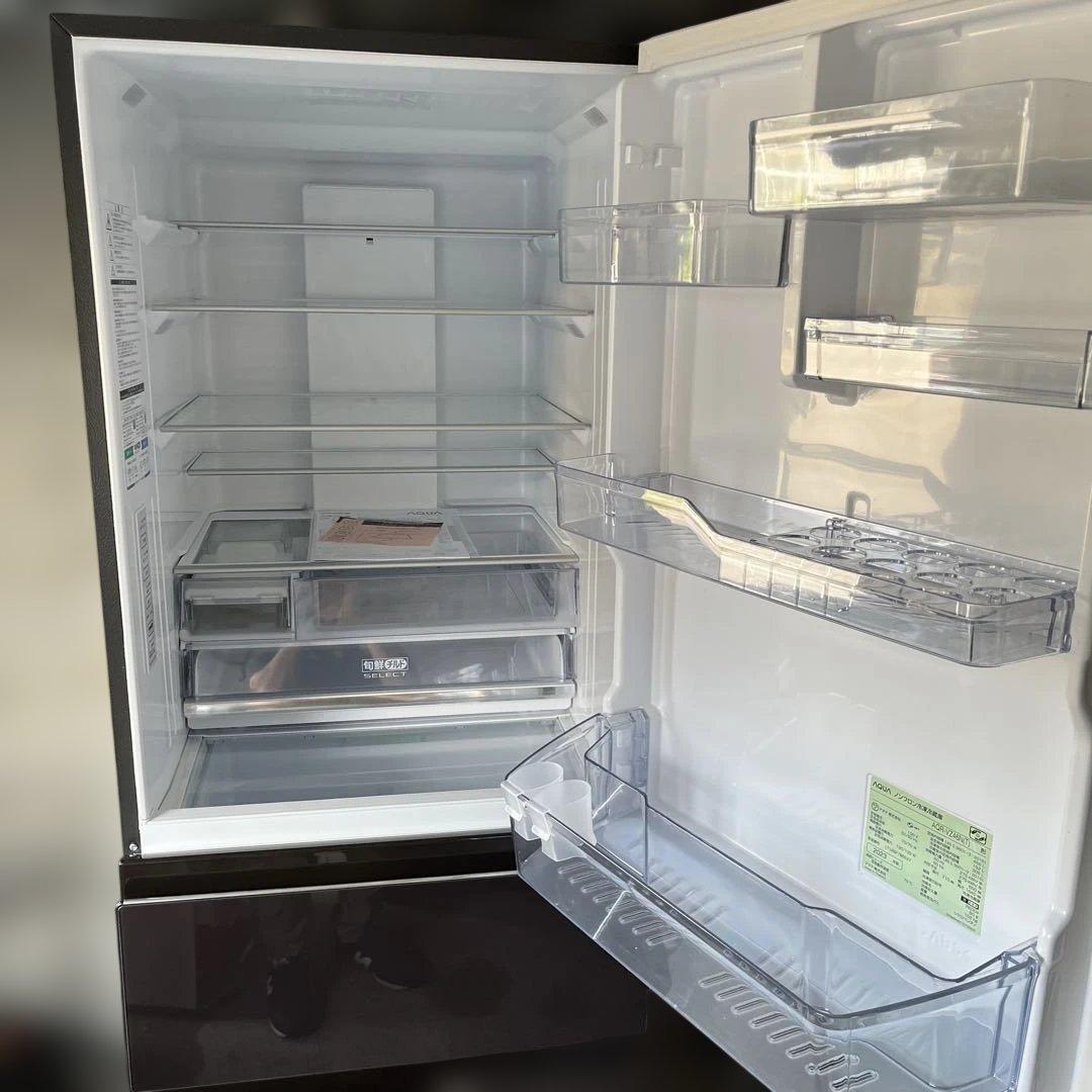 【美品】AQUA 4ドア 大型冷凍冷蔵庫 AQR-VZ46N(T) 2023年