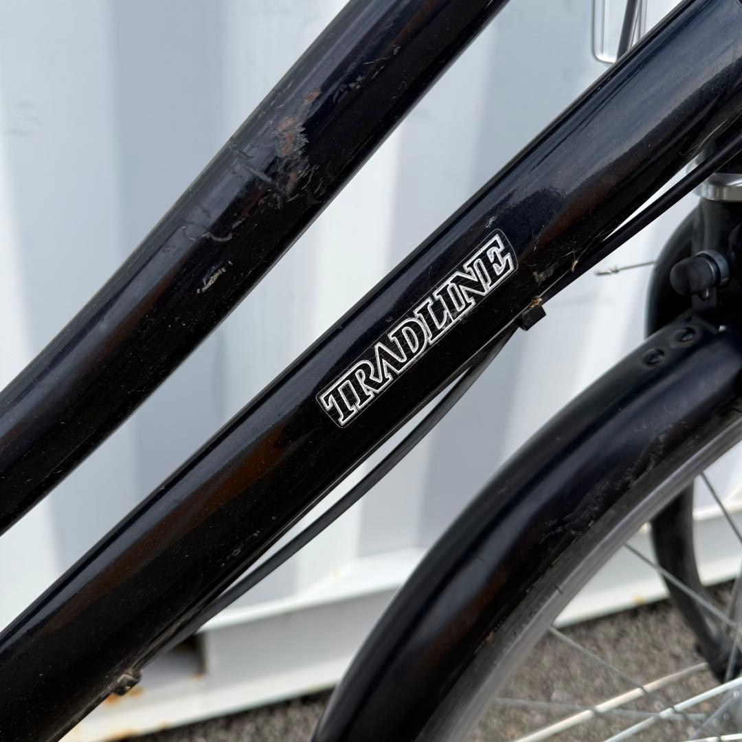 みき　街乗り用自転車 26インチ カゴ/鍵/オートライト/6段変速付