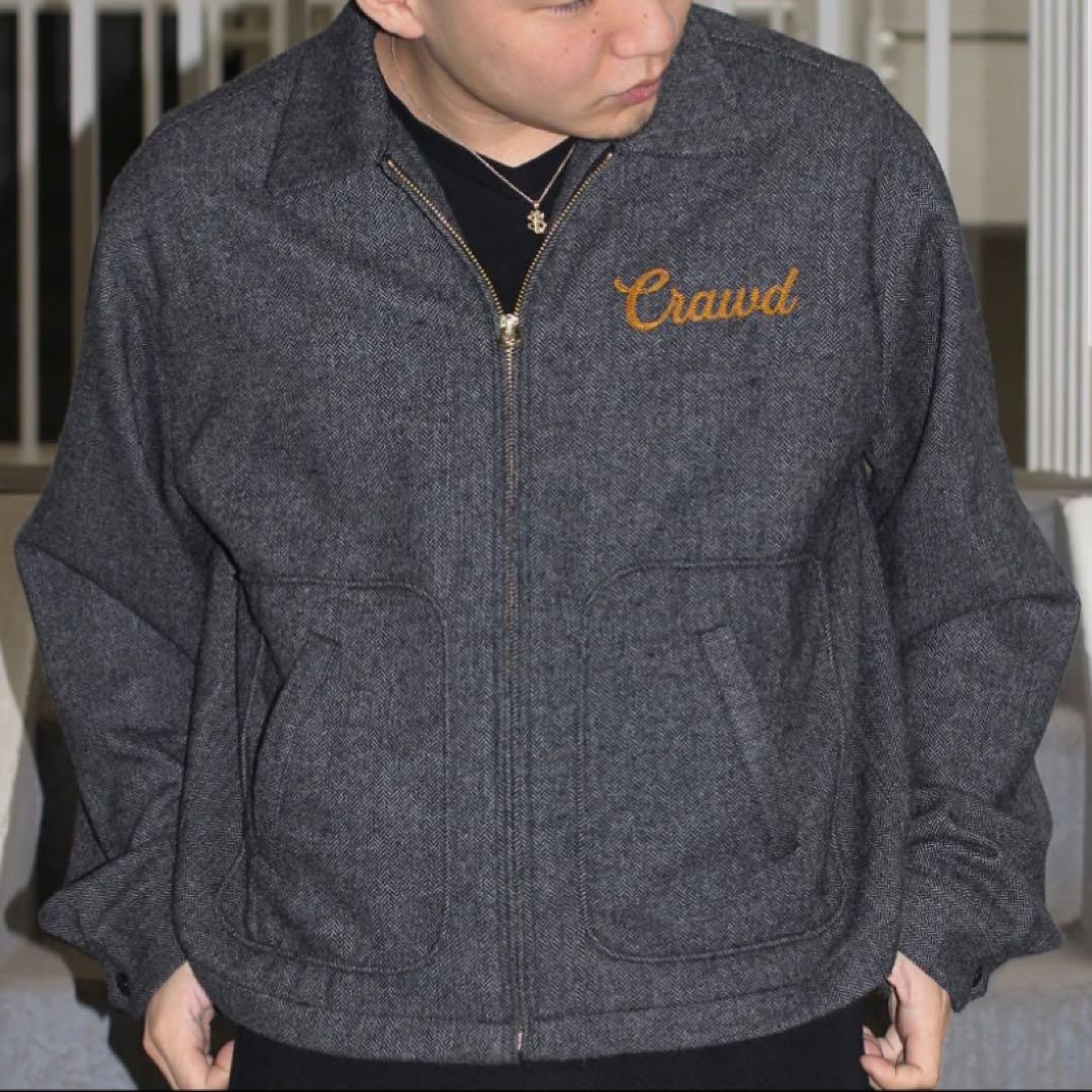 ジャケット・アウター CRAWD 40s Swing Top Herringbone Jacket