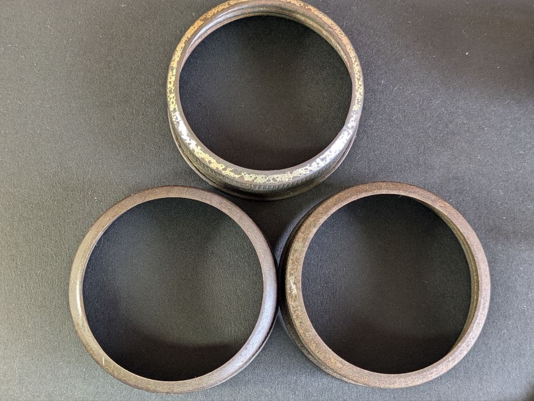 イギリス アンティーク キルナー KILNER ガラスジャー 大 3本セット