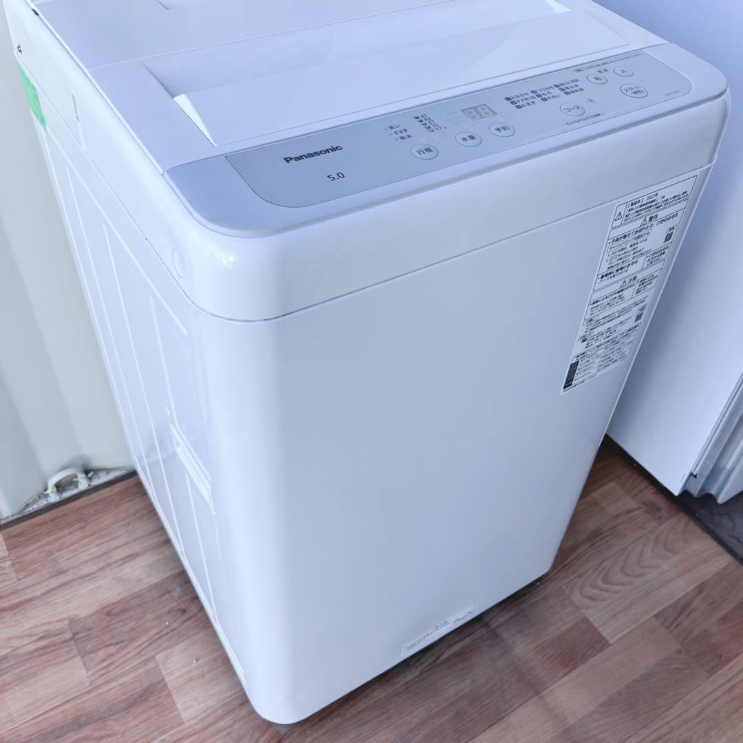 取付無料！最新！パナソニックおしゃれホワイトインテリア槽乾燥付き洗濯機！冷蔵庫