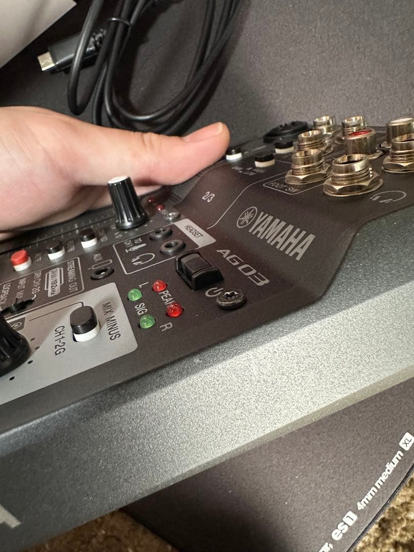 YAMAHA AG03 MK2 ライブストリーミングミキサー ブラック