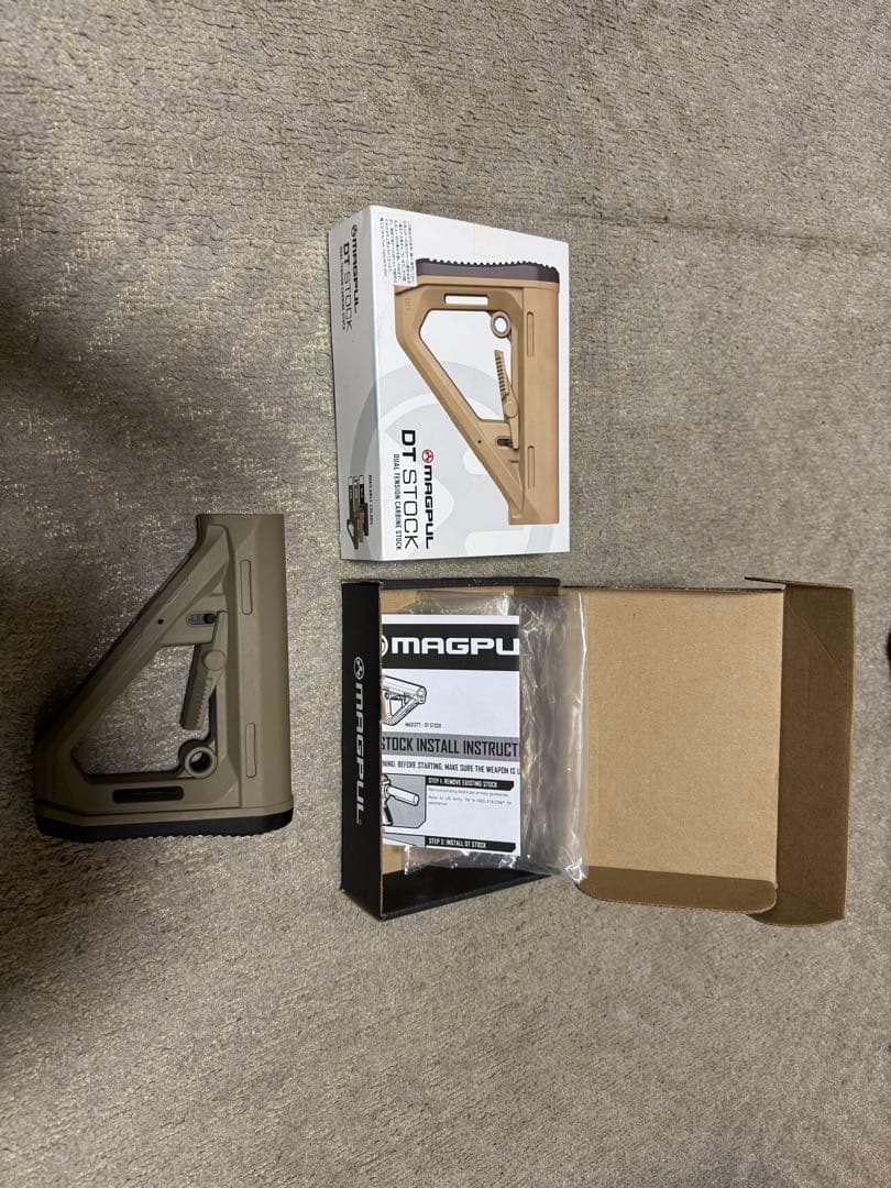 （実物）MAGPUL DT STOCK タン