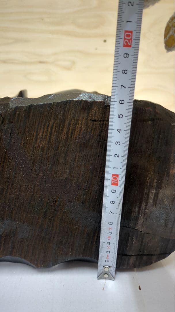 NO.2029　木製象の彫刻　木工芸品　置物