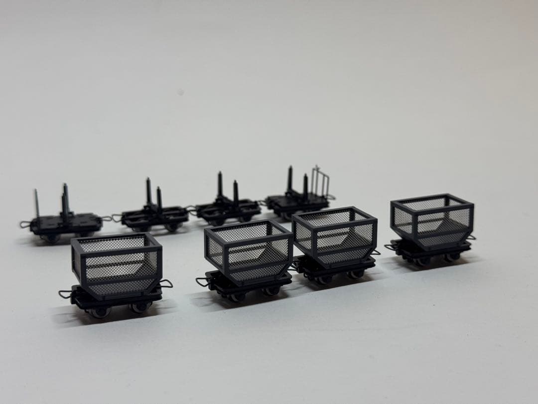 ミニトレインズ　ログワゴン4両&サトウキビワゴン4両