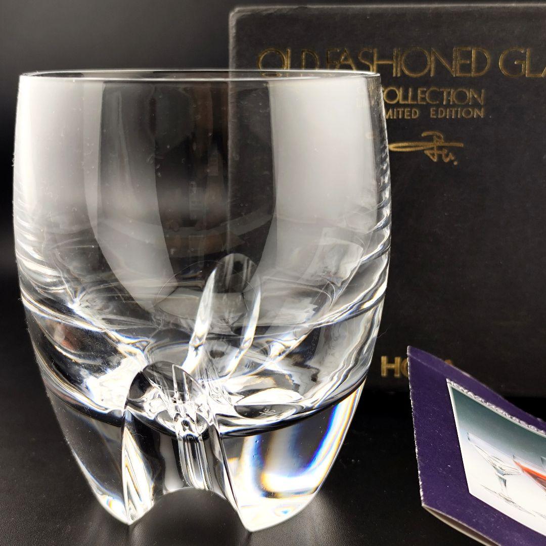 超希少品 HOYA ホヤクリスタル 佐々文夫サイン有（切子、江戸切子、薩摩切子）