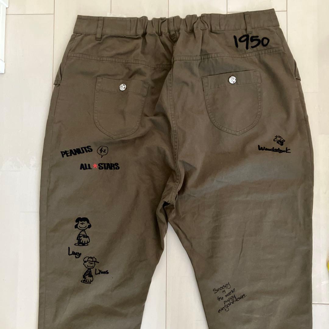 最終値下げ！【新品タグ付き】アズノウアズ×ピーナッツ　スヌーピーパンツ　ワイド
