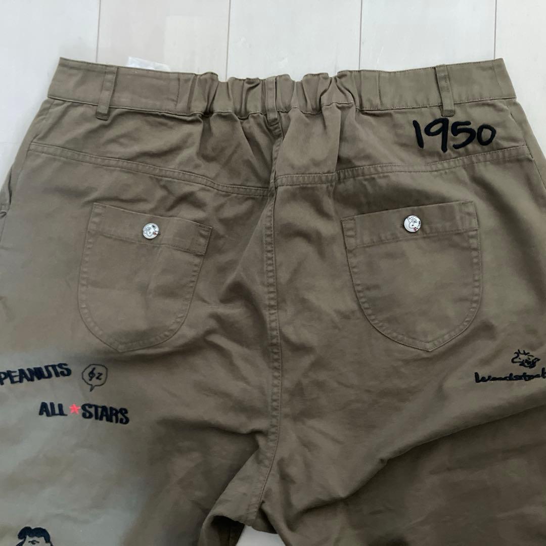 最終値下げ！【新品タグ付き】アズノウアズ×ピーナッツ　スヌーピーパンツ　ワイド