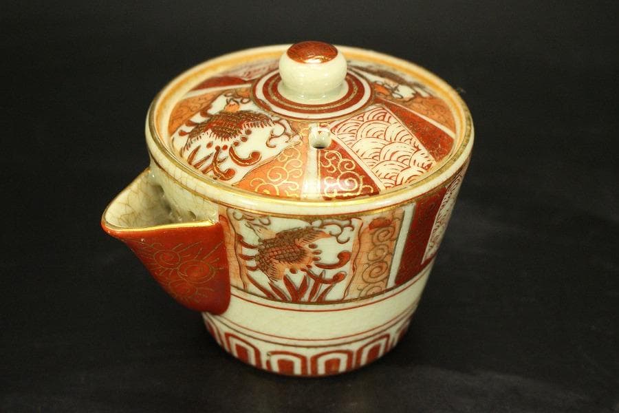 九谷 煎茶器揃 茶櫃 まとめて(A855)