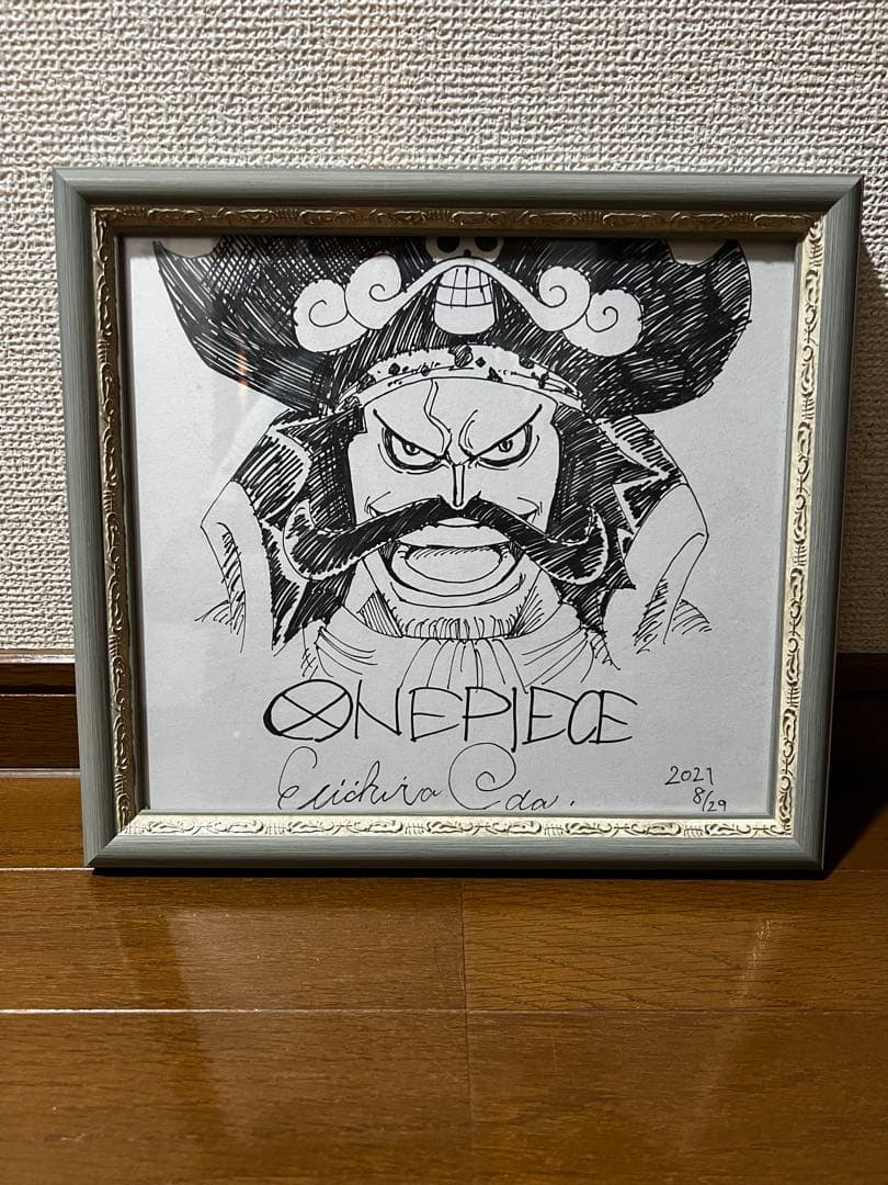 尾田栄一郎　サイン　色紙　ロジャー