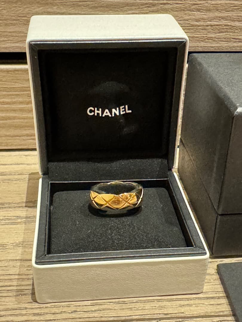 CHANEL ココクラッシュリング　ミディアム　YG #56