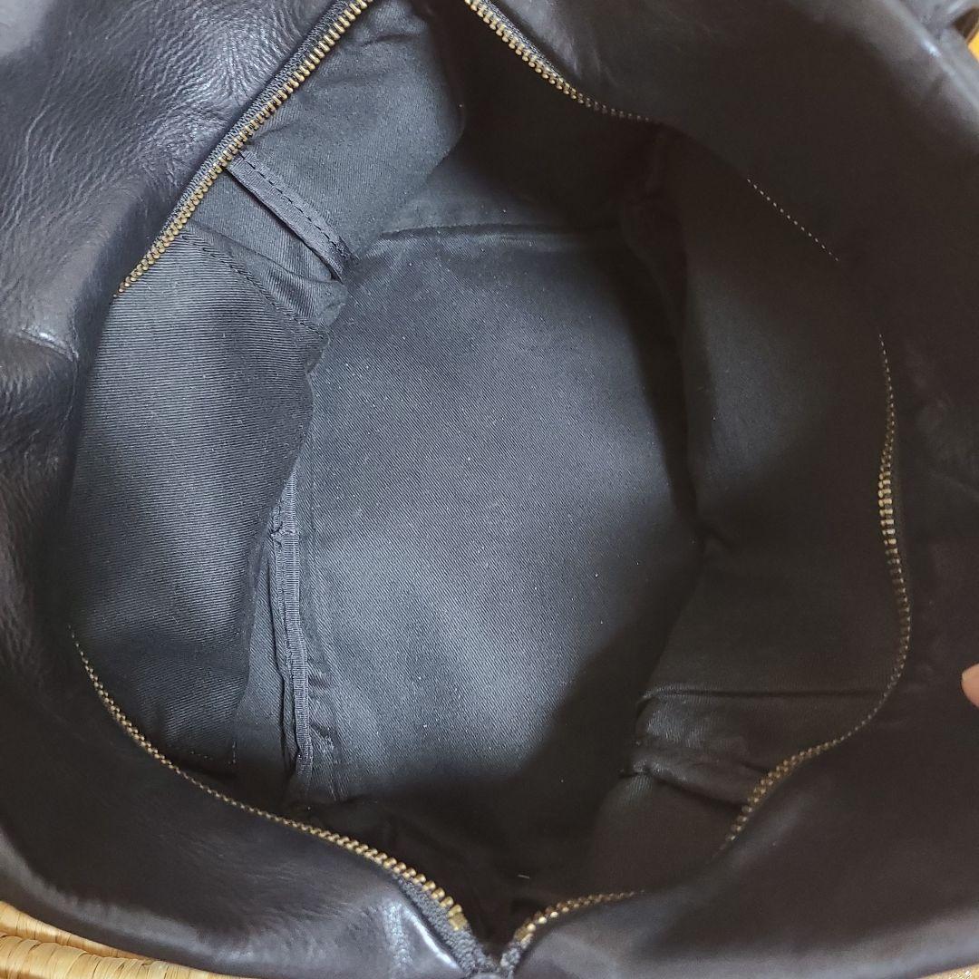 ダンサー　カレ　レザーバッグ L