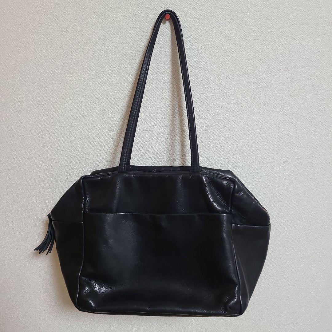 ダンサー　カレ　レザーバッグ L