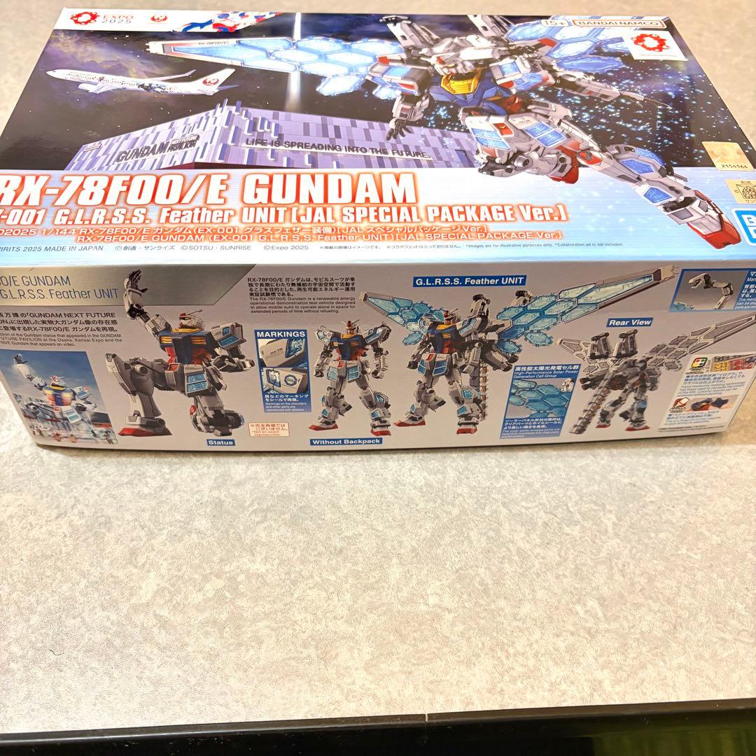 JALガンダムJET RX-78F00/E フライトタグ付き