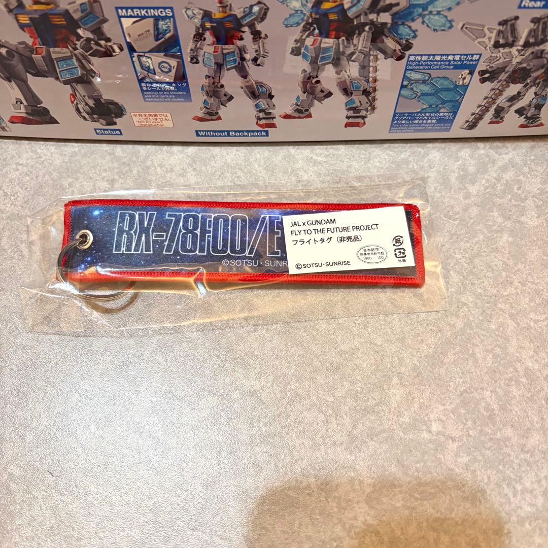 JALガンダムJET RX-78F00/E フライトタグ付き