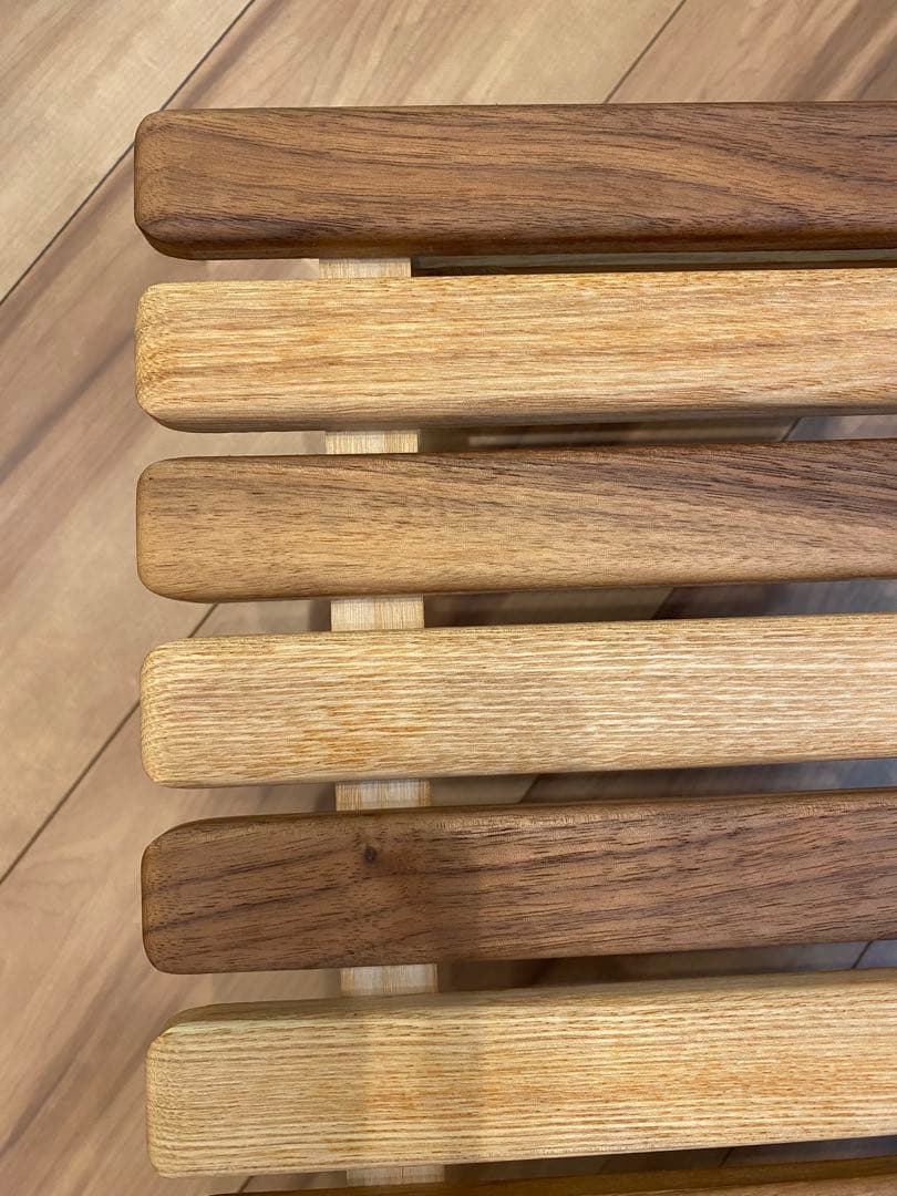 キャンプマニアプロダクツ　MINI TABLE サイズS walnut mix