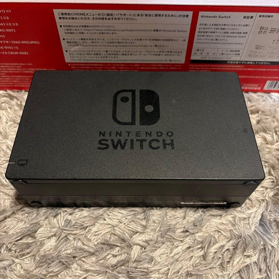 Nintendo Switch グレー本体(同梱物全て揃っています)