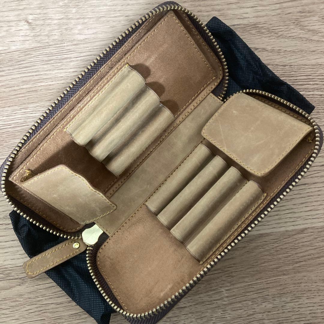 【超希少限定品】バハギア 廣瀬鐵筆堂モデルラウンドファスナーペンケース