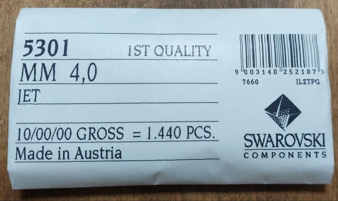 【再販売】スワロフスキー #5301 4mm ジョット 1440個