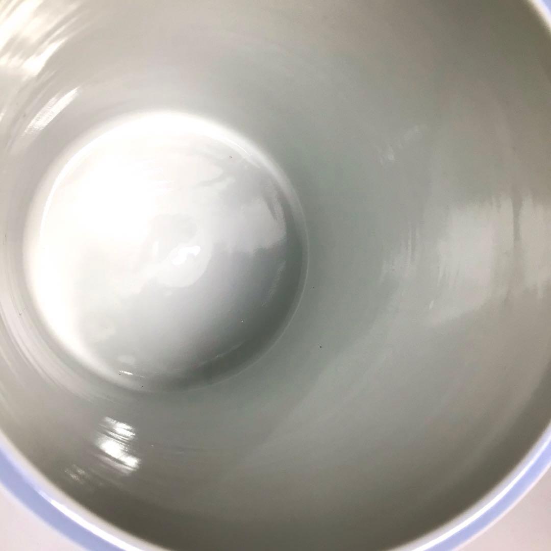 Ｎ６３４　水指　『京焼』『平安　手塚祥堂造』『染付山水文』　共箱　茶道具