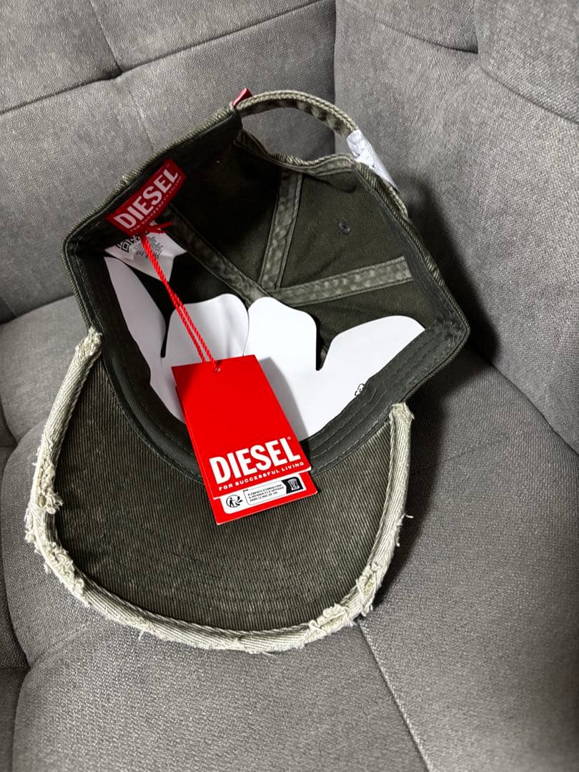 ディーゼル　DIESEL キャップ 帽子 カーキ