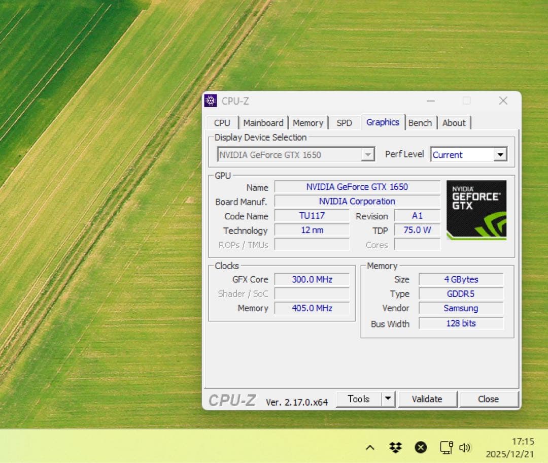 Palit GeForce GTX 1650 グラフィックボード