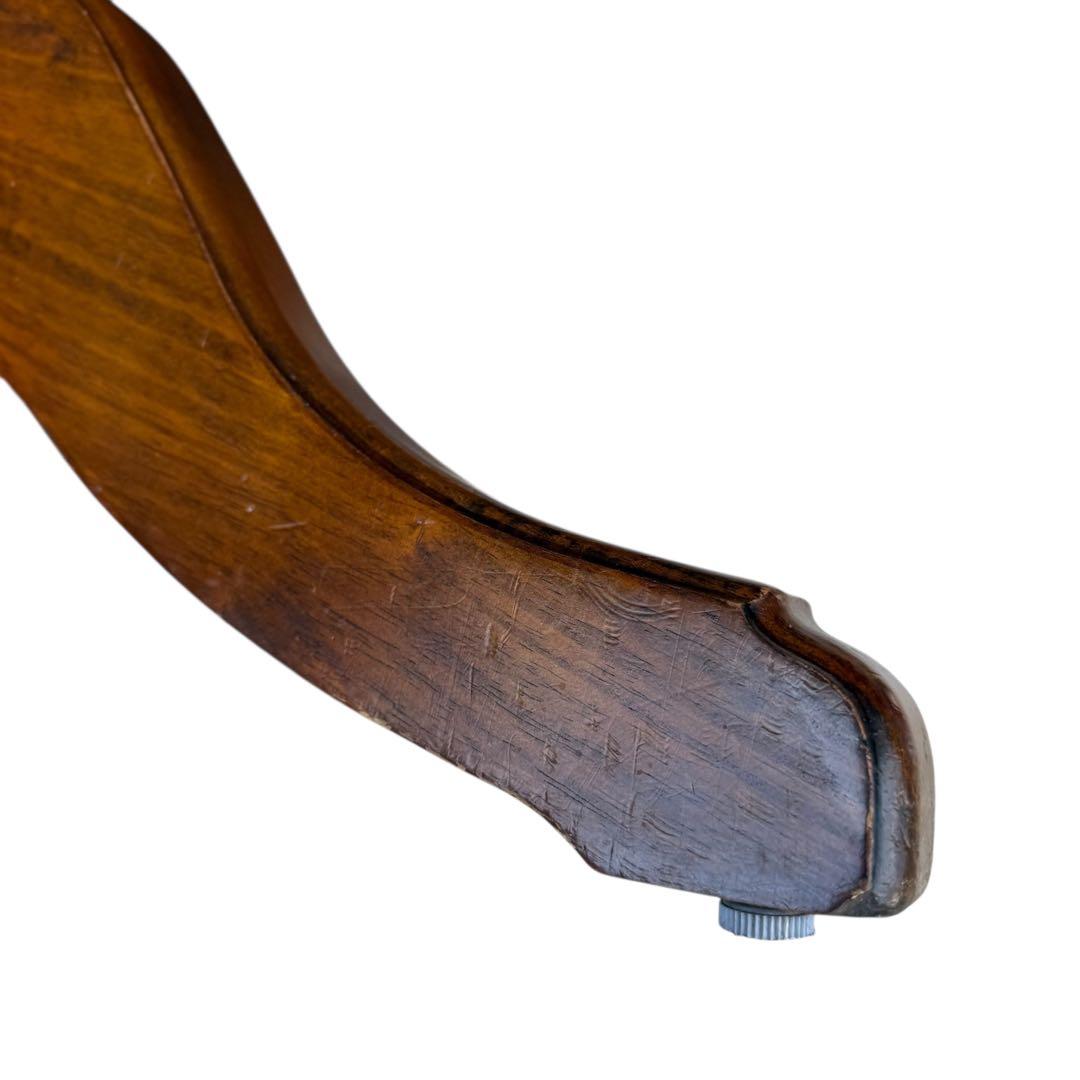 HR847 三越ブルージュ　拡張テーブル　ダイニングテーブル　丸　円　楕円