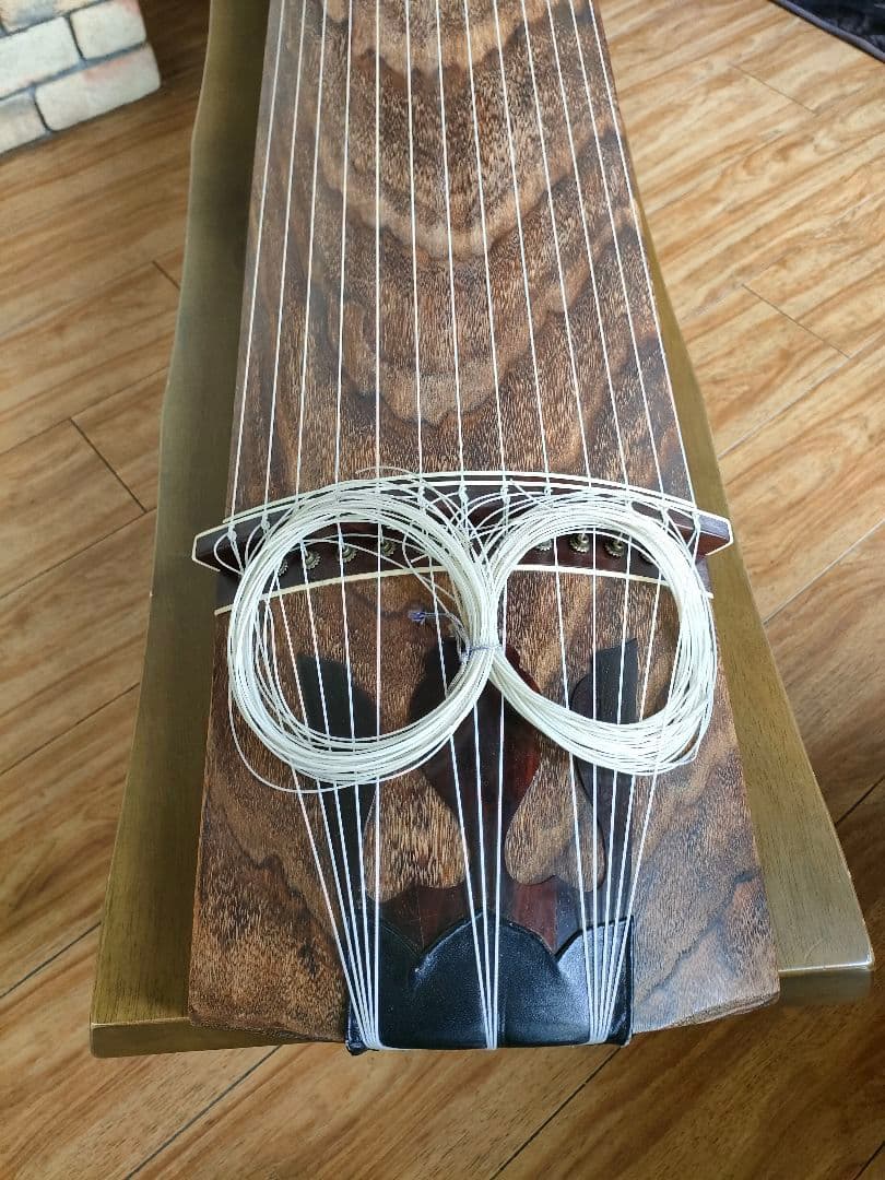 ももちゃん　琴13弦　すだれ彫り　付属品