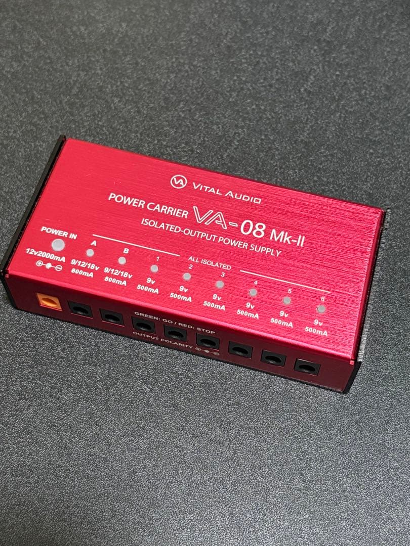 Vital Audio VA-08 MkII エフェクトペダル用 パワーサプライ
